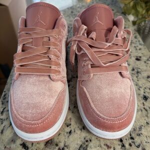 Jordan Women's Sneakers in Blush Velvet